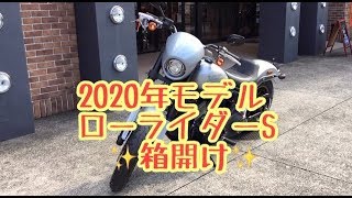 【ハーレーダビッドソンシティ川越店】2020年モデル 大人気！ローライダーS！箱開けします