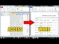 Cara Impor Tabel Ms Access dari Microsoft Word