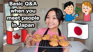 hallie's⟡Japanese⟡kitchen: Common questions you'll be asked when you first meet someone! [EP.6]