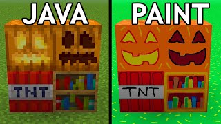 java vs paint minecraft