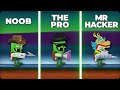 NOOB vs PRO vs HACKER - Zombie Catchers™