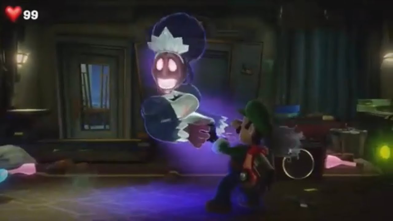 Luigi’s Mansion 3 Chambrea Fight (Maid Boss) - YouTube