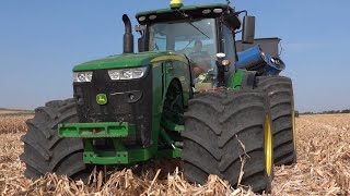 300Ha Mais - Corn harvest XXL part 1/ 4 Claas Lexion 770 \u0026 John Deere 8R + Kinze 1051 /Reifenpanzer