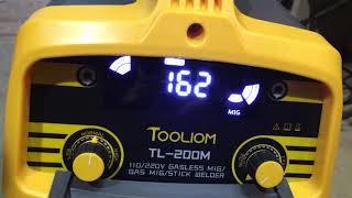 Tooliom 200 Amp TL-200M Multi-process Welder Review / MIG Test part 2