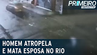 Mulher morre após ser perseguida e atropelada pelo marido no Rio | Primeiro Impacto (26/12/22)