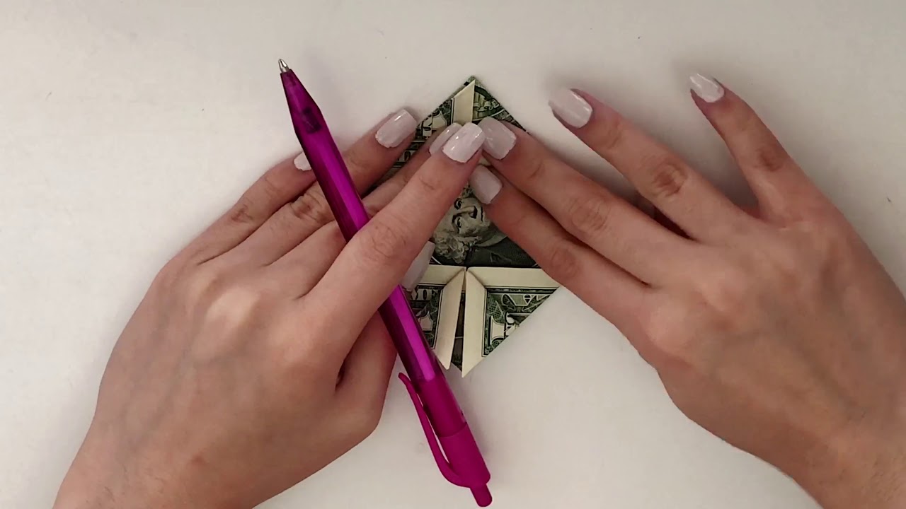 Origami Dollar Heart & Star Tutorial - YouTube