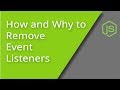 Removing Event Listeners
