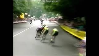 Tour d'Italie 1994 - Etape 22 - Stefano Zanini conclut idéalement son Giro