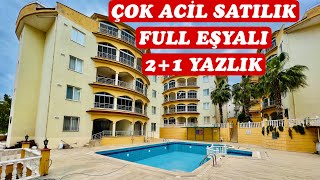 💰SATILDI💰ACİL SATILIK !! DİDİM ALTINKUMDA FULL EŞYALI HAVUZLU SİTE İÇİ YAZLIK 2+1 DAİRE