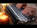 ASMR Sleep inducing Keyboard Typing (5 keyboard types) - ASMR No Talking