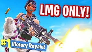 LMG ONLY CHALLENGE in Fortnite Battle Royale