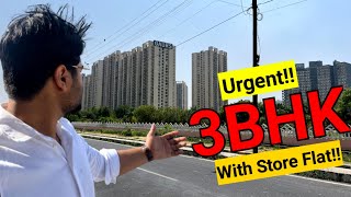 पूरे Noida में इतने अच्छे Society में इतना बड़ा और सस्ता 3BHK Store Room Flat नहीं मिलेगा || Saurya