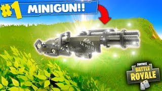 new update legendary minigun spawns - fortnite new minigun