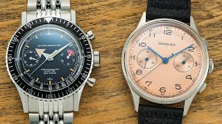 Two Unique Entry-Level Mechanical Chronographs You Should Know - Nivada Grenchen & Excelsior Park
