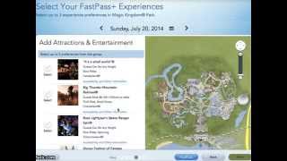 Disney's FastPass Plus Tutorial