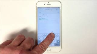 How to Send a Text Message - iPhone 6