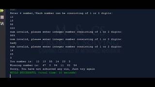 Simple Lottery Game In Java