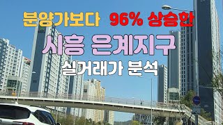 경기도 시흥시 은계지구  아파트 매매 실거래가 및 분양가 대비 상승률 그리고 고점 대비 하락률을 정리해 드립니다.