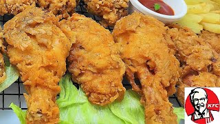 KFC style Fried Chicken Recipe by Ashus Delicacies | Kentucky Fried Chicken Spicy Crispy chicken fry
