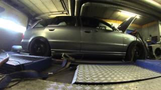 Audi S4 V6 biturbo 1200hp !! on dyno KMS MD35 / ETC