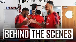 Arsenal return for pre-season training | Behind the scenes