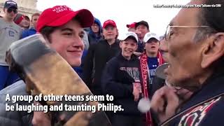 VIDEO: Teens Wearing MAGA Hats Appear to Taunt Native American