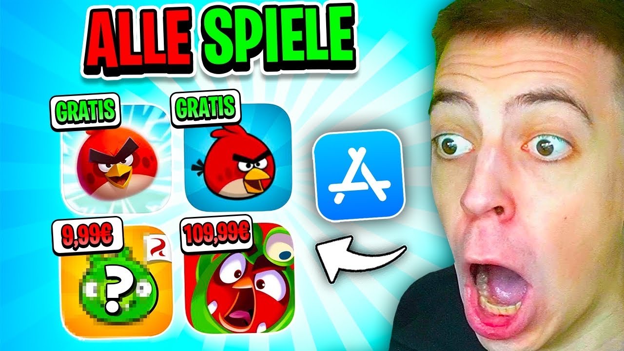 ClashGames TESTET ALLE ANGRY BIRDS SPIELE In 1 VIDEO! 😨 - YouTube