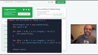 Pairs - Hackerrank - Java - Solution