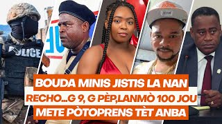 Kòd la Rèd nan kou Minis Berto..DCPJ frape anko..G9_G-PEP dife nan potoprens /Fouco