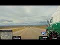 let’s drive west on i 80 in wyoming to rawlins from elk mountain 4k dash cam