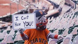 Giants mascot Lou Seal