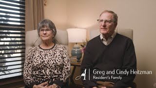 Resident Family Testimonial - Greg and Cindy