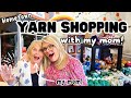 Hometown YARN SHOPPING with my MOM | 6 LOCAL YARN SHOPS in ONE DAY!