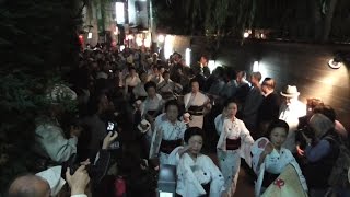 2014年　第11回おわら風の舞 in 八王子　地元の芸妓さんによる流し踊り・輪踊り　Kaze no bon in Hachioji, Tokyo