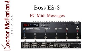 Boss ES-8 PC Midi Messages