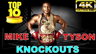 Top 10 Mike Tyson Best Knockouts | Highlights Full HD ElTerribleProduction