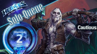 The Cautious Necromancer - Xul HotS Solo Queue Diamond Storm League (Livestream)