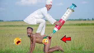 Doctor Wala Must Watch Very Special New Comedy Video 2024Injection Funny Video Try To Not Laugh E 63
