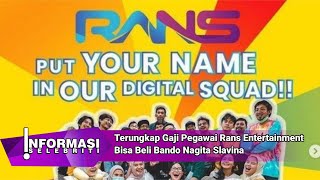 Terungkap Gaji Pegawai Rans Entertainment, Bisa Beli Bando Nagita Slavina