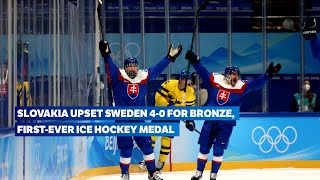 Slovakia beats Sweden to clinch bronze! 🥉 | Ice Hockey Beijing 2022 | Highlights