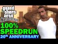 GTA San Andreas 20th Anniversary 100% Speedrun