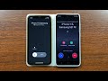 Apple iPhone 11 & Samsung S21 FE Google Duo Group Incoming Call from Email Caller ID. iOS vs Android