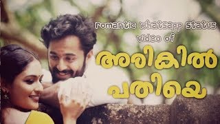 അരികിൽ പതിയെ ഇടനെഞ്ചിൽ | Romantic WhatsApp Status Video