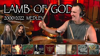 The history of Lamb of God in 19 minutes (2000-2022) | Drum cover