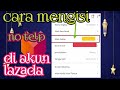 cara menambahkan no tlp ke akun lazada