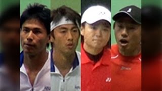 テニス日本リーグ 27回 準決勝 井藤／佐藤 VS 本村／鈴木