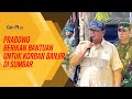 Dari Qatar, Prabowo Langsung ke Sumbar Berikan Bantuan untuk Korban Banjir