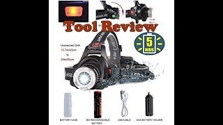 Tool Reiew of the Cosoos LED Head Lamp