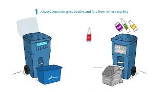 Let's Recycle Correctly: Glass