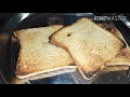 টোস্টার ছাড়া পাউরুটির টোস্ট। bread toast without toaster।tawa toast।sweet bread toast